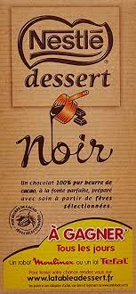 CHOCOLAT DESSERT NOIR